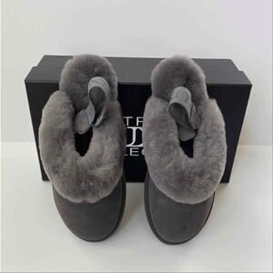 Australia luxe collective genuine soft shearling sling back mule sleeper size 7